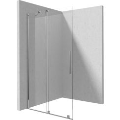 Deante Prizma zuhanykabin fal walk-in 140 cm króm fényes/átlátszó üveg KTJ_034R