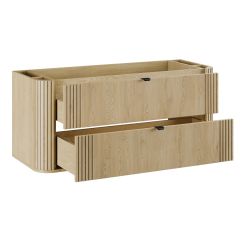 Comad Ovalia Cremona szekrény 120x45.8x53 cm mosdókagyló alá akasztható tölgy OVALIA CREMONA 82-120-46-2S