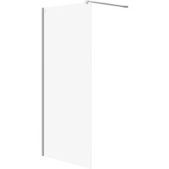 Cersanit Mille zuhanykabin fal walk-in 90 cm króm fényes/átlátszó üveg S161-006