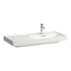 Laufen Meda mosdótál 100x46 cm négyszögletes beépíthető fehér matt H8171177571041