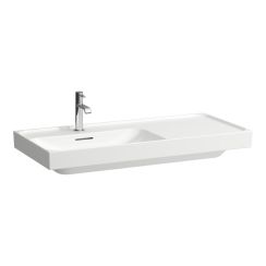 Laufen Meda mosdótál 100x46 cm négyszögletes beépíthető fehér fényes H8171184001041
