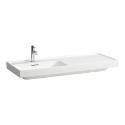 Laufen Meda mosdótál 120x46 cm négyszögletes beépíthető fehér fényes H8171100001091