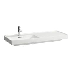 Laufen Meda mosdótál 120x46 cm négyszögletes beépíthető fehér matt H8171107571091
