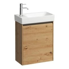 Laufen Meda szekrény 43.5x34x51.5 cm mosdókagyló alá akasztható tölgy H4215510112671