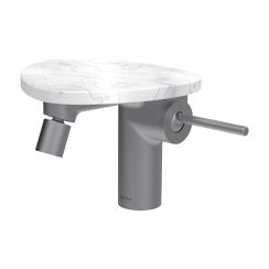 Laufen Ada bidé csaptelep álló fehér-acél HF506710505060