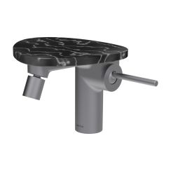 Laufen Ada bidé csaptelep álló fekete-acél HF506710506060
