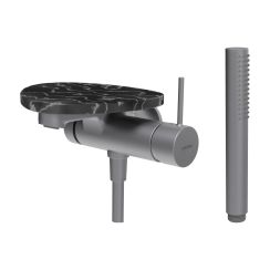 Laufen Ada kád és zuhany csaptelep fali fekete HF506765506060