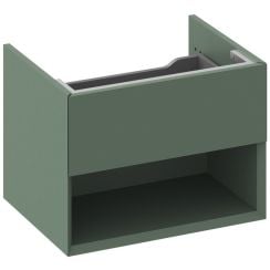 Ravak Lite szekrény 60x45x43 cm mosdókagyló alá akasztható zöld X000001858