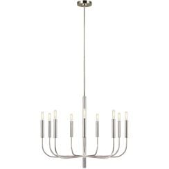 Elstead Lighting Brianna függőlámpa x60 W nikkel FE-BRIANNA9-PN