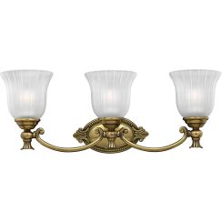 Elstead Lighting Francoise oldalfali lámpa 1x3 W sárgaréz HK-FRANCOISE3-BATH