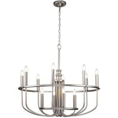 Elstead Lighting Capitol Hill függőlámpa x40 W nikkel KL-CAPITOL-HILL12-BN