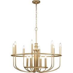 Elstead Lighting Capitol Hill függőlámpa x40 W sárgaréz KL-CAPITOL-HILL12-PNBR