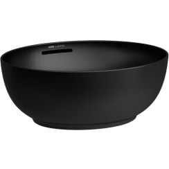Laufen Ilbagnoalessi mosdótál 45x40 cm ovális mosdótálak fekete matt H8189767161091