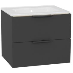 Készlet szekrénytest Excellent Tuto 2.0 MLEX.2172.600.GRBL, mosdótál Excellent Pik CEEX.6517.600.WH, MLEX.2151.600.02.GR