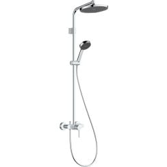 Hansgrohe Activera S zuhany készlet fal trópusi zuhany opcióval króm 28875000
