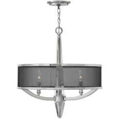 Quintiesse Ascher függőlámpa 3x60 W fekete-nikkel QN-ASCHER-3P