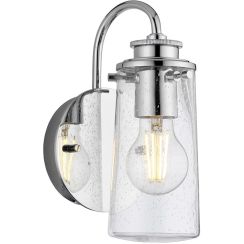 Quintiesse Braelyn oldalfali lámpa 1x40 W króm-átlátszó QN-BRAELYN1-PC