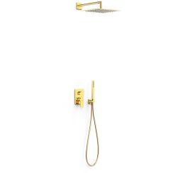 Tres Project zuhany készlet beépített trópusi zuhany opcióval arany 21128004OR
