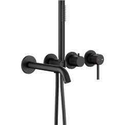 KFA Armatura Moza kád és zuhany szett beépített fekete 5039-411-81