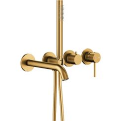 KFA Armatura Moza Gold kád és zuhany csaptelep süllyesztett arany 5039-411-31