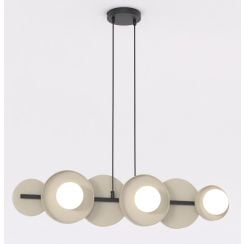 Emibig 6 BL Mokka függőlámpa 6x8 W kávé 1488/6