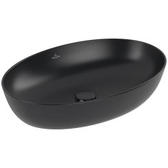 Villeroy & Boch Artis mosdótál 61x41 cm ovális mosdótálak fekete 419861R7