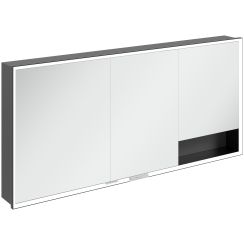 Villeroy & Boch My View+ szekrény 160x16.8x75 cm tükörrel grafit B48216VR