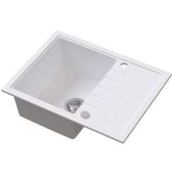 Ruvetti Axel gránit mosogató 65x50 cm fehér 3001AX_WH120_W