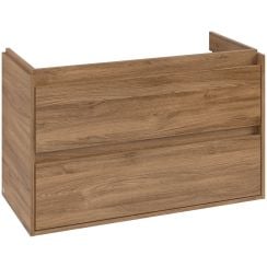 Villeroy & Boch Skyla szekrény 97.2x43.9x59.6 cm mosdókagyló alá akasztható tölgy C79900RH