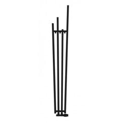 Radox Fan fürdőszoba radiátor dekoratív 180x28.5 cm fekete RX-FA.002T.1800.285