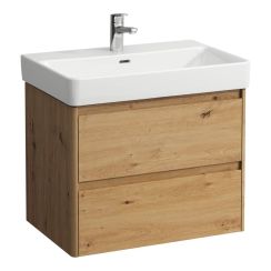Laufen Base 2.0 szekrény 67x44.5x51.5 cm mosdókagyló alá akasztható tölgy H4112921082671