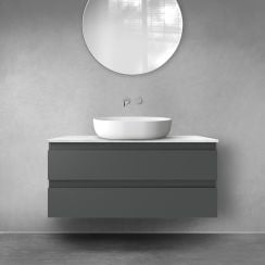 Készlet szekrény Oltens Vernal 60002400, szekrény feletti pult Oltens Tera 63026990