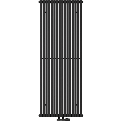 AG Evo Line Eterna Duo szobai radiátor 180x55.5 cm podłączenie alsó fekete AG.ETVD.180.55.9005T