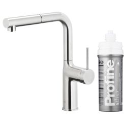 KFA Armatura Duero Pure Move konyhai csaptelep szűrővel álló rozsdamentes acél 6623-424-22