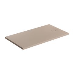 Omnires Aquarock téglalap zuhanytálca + előlap 160x90 cm bézs AQUAROCK90-160DB