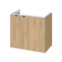 Cersanit Ovida szekrény 79.4x45x70 cm mosdókagyló alá akasztható tölgy S1058-011