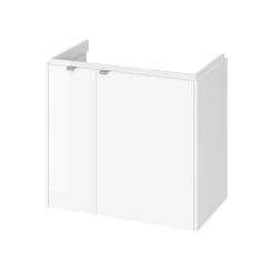 Cersanit Ovida szekrény 79.4x45x70 cm mosdókagyló alá akasztható fehér S1058-003