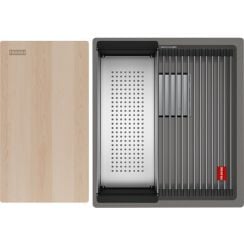 Franke Kanon gránit mosogató 46x41 cm szürke/grafit/onix 125.0749.648
