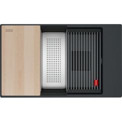 Franke Kanon gránit mosogató 76x46 cm szürke/grafit/onix 125.0749.674