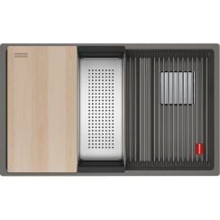 Franke Kanon gránit mosogató 76x46 cm szürke/grafit/onix 125.0749.678
