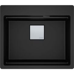 Franke Kanon gránit mosogató 59x51 cm fekete 114.0749.631