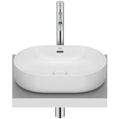 Roca Meridian mosdótál 46x36.5 cm ovális mosdótálak fehér A327748S00