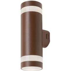 Rabalux Urfa Line kültéri fali lámpa 2x16 W barna 77212