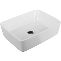 Actima Forka mosdótál 48x37 cm négyszögletes mosdótálak fehér fényes CEAC.3402.480.WH