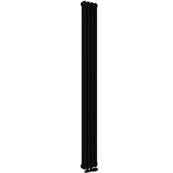 Irsap Tesi 2 szobai radiátor 180x27 cm podłączenie alsó fekete IRS-TES-2180-06-K1
