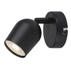 Rabalux Lianet oldalfali lámpa 1x15 W fekete 73101