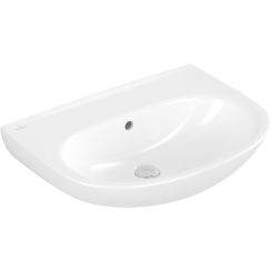 Villeroy & Boch O.Novo mosdótál 60x46 cm félkör alakú klasszikus fehér 4A4062R1