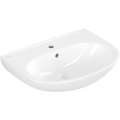 Villeroy & Boch O.Novo mosdótál 60x46 cm félkör alakú klasszikus fehér fényes 4A4060R1