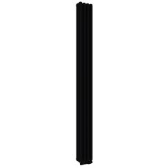 Irsap Tesi 3 szobai radiátor 180x18 cm podłączenie alsó fekete IRS-TES-3180-04-K1