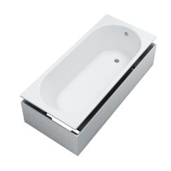 Schedline Solia White Mat SET kád fedőburkolatokkal 180x80 cm fehér 3WST.SS1P-18080/B/MG
